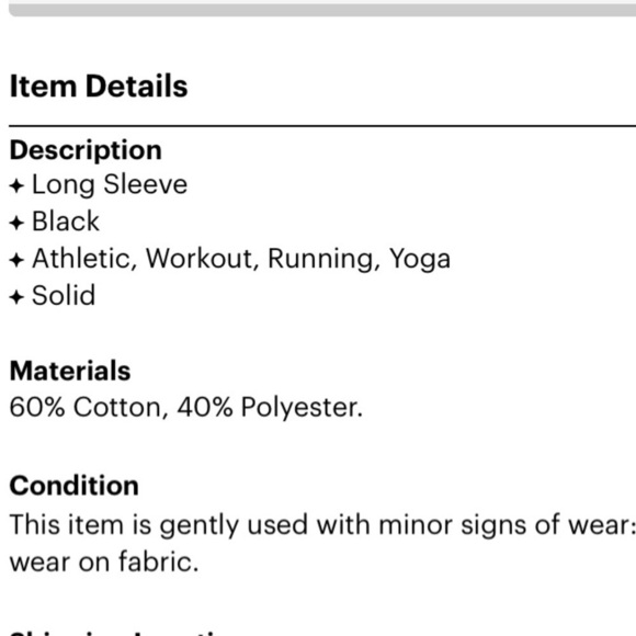 DEX Hooded black pullover sweatshirt arm piping medium - Picture 7 of 7